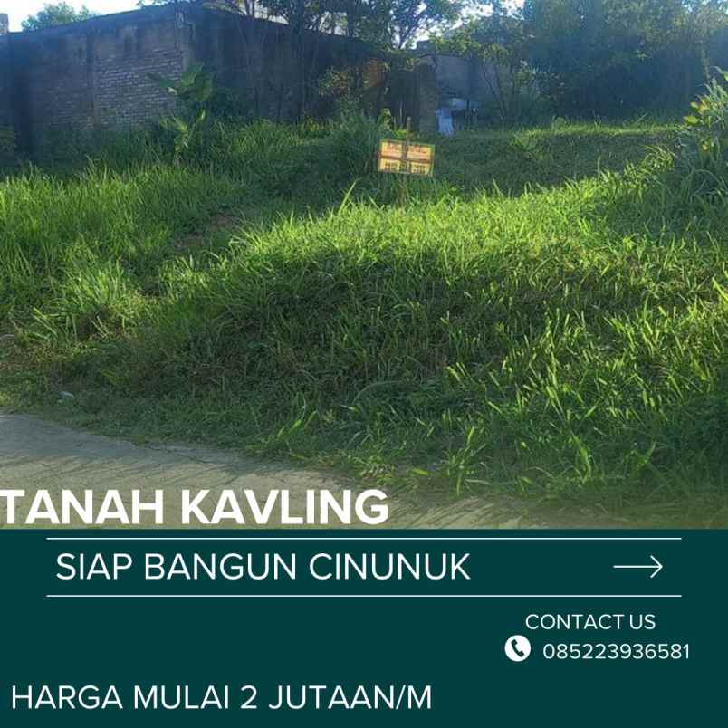 dijual tanah cinunuk cileunyi