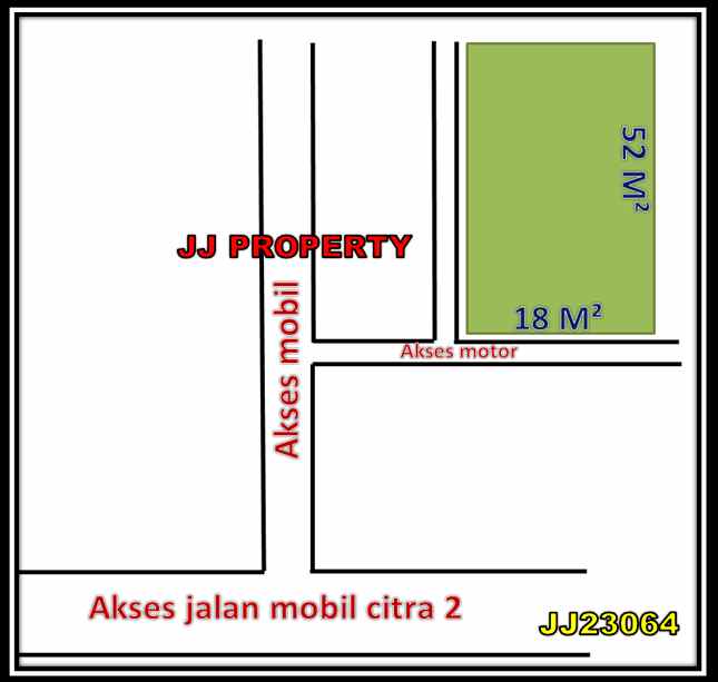 dijual tanah citra 2 3 5jtn nego 0858 111 77708