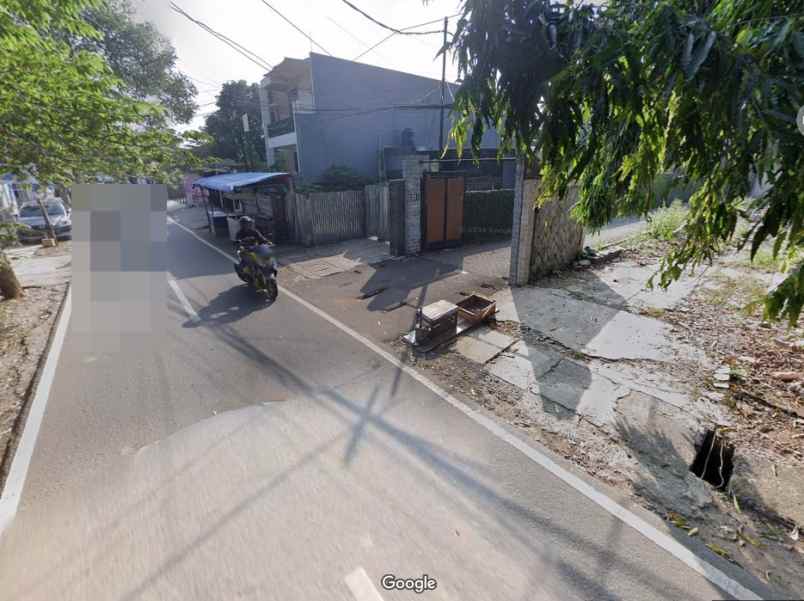 dijual tanah dan bangunan lokasi di bintaro permai