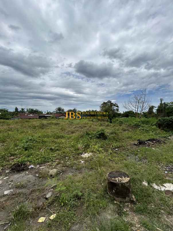 dijual tanah di jalan lintas binjai stabat karang rejo