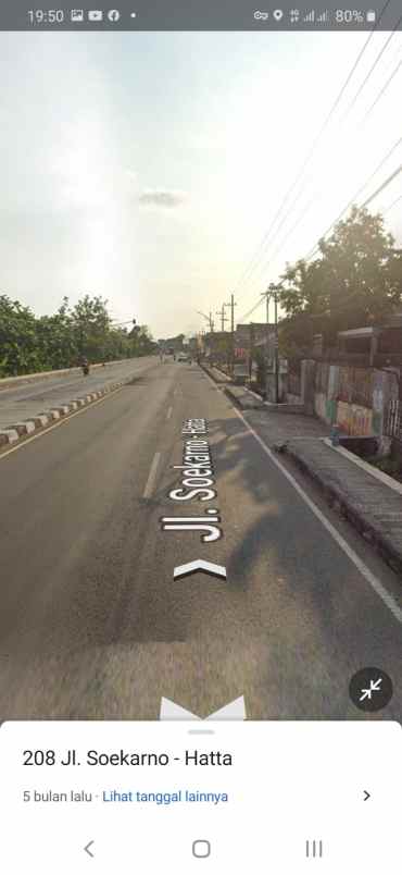 dijual tanah di jl soekarno hatta jombang