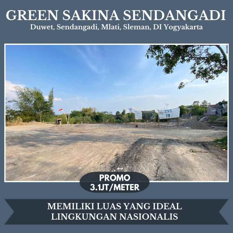 dijual tanah duwet sendangadi mlati