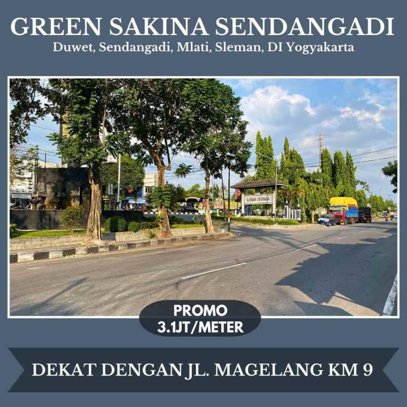 dijual tanah duwet sendangadi mlati