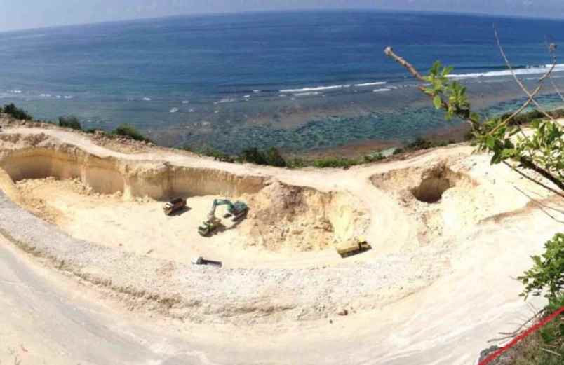 dijual tanah full view lautan di ungasan bali