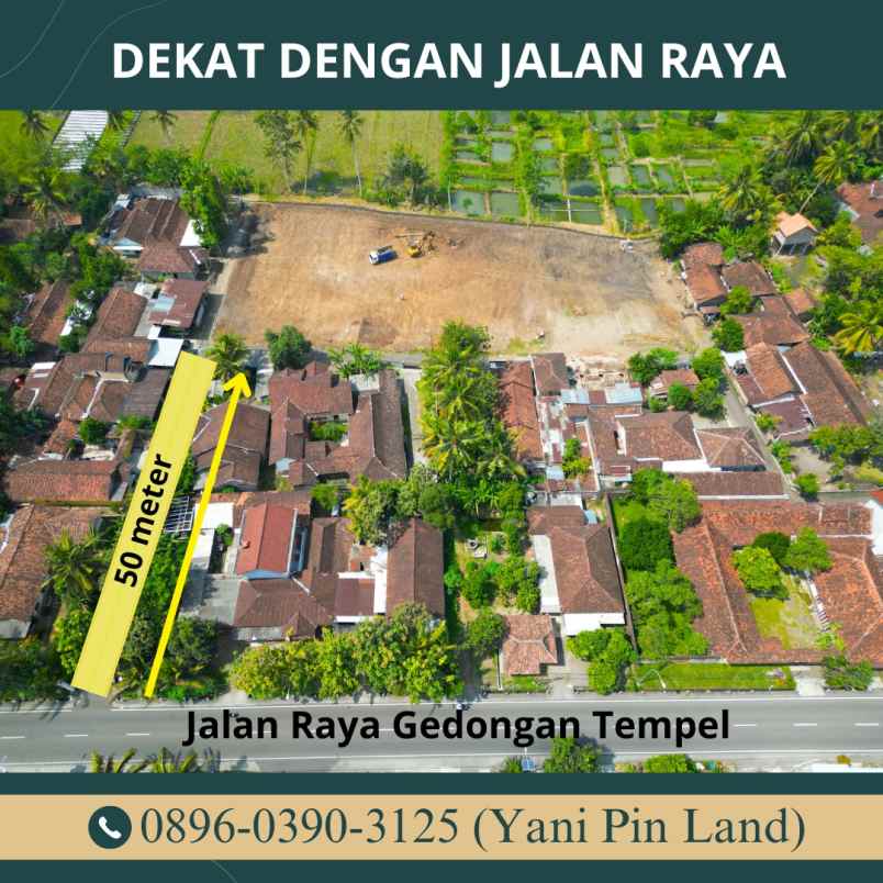 dijual tanah gedongan sumberagung