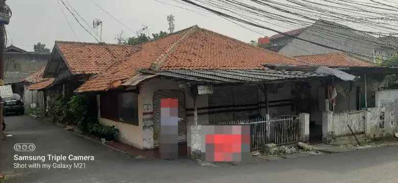 dijual tanah hook dan rumah pasar minggu