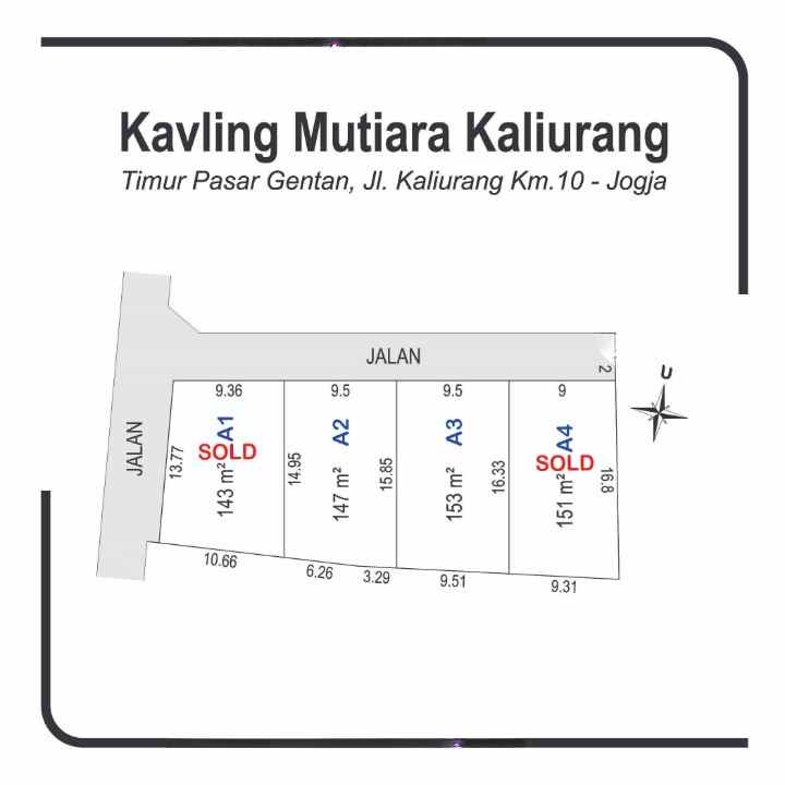 dijual tanah jalan kaliurang km 9