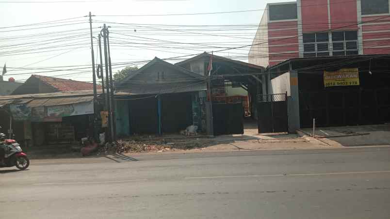 dijual tanah jalan raya narogong bekasi