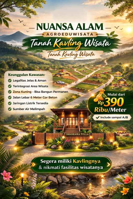 dijual tanah jalan raya transyogi