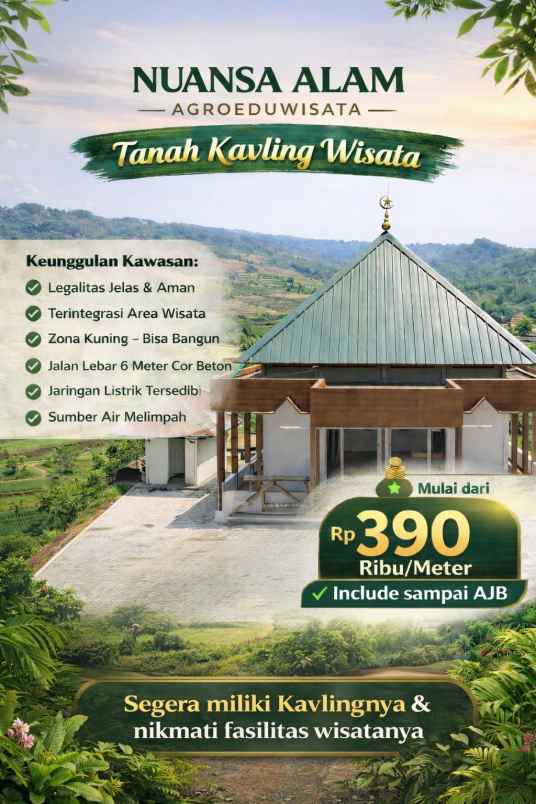 dijual tanah jalan raya transyogi
