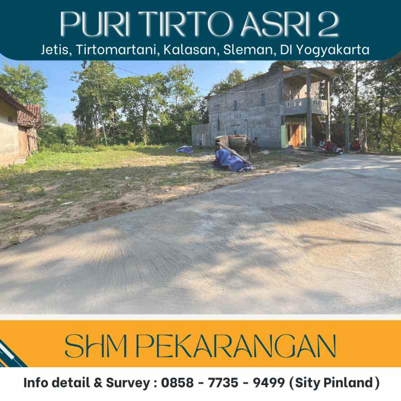 dijual tanah jetis tirtomartani kalasan