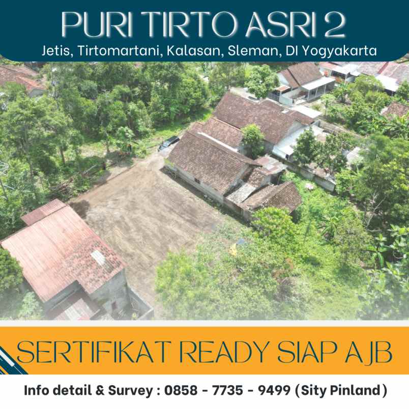 dijual tanah jetis tirtomartani kalasan