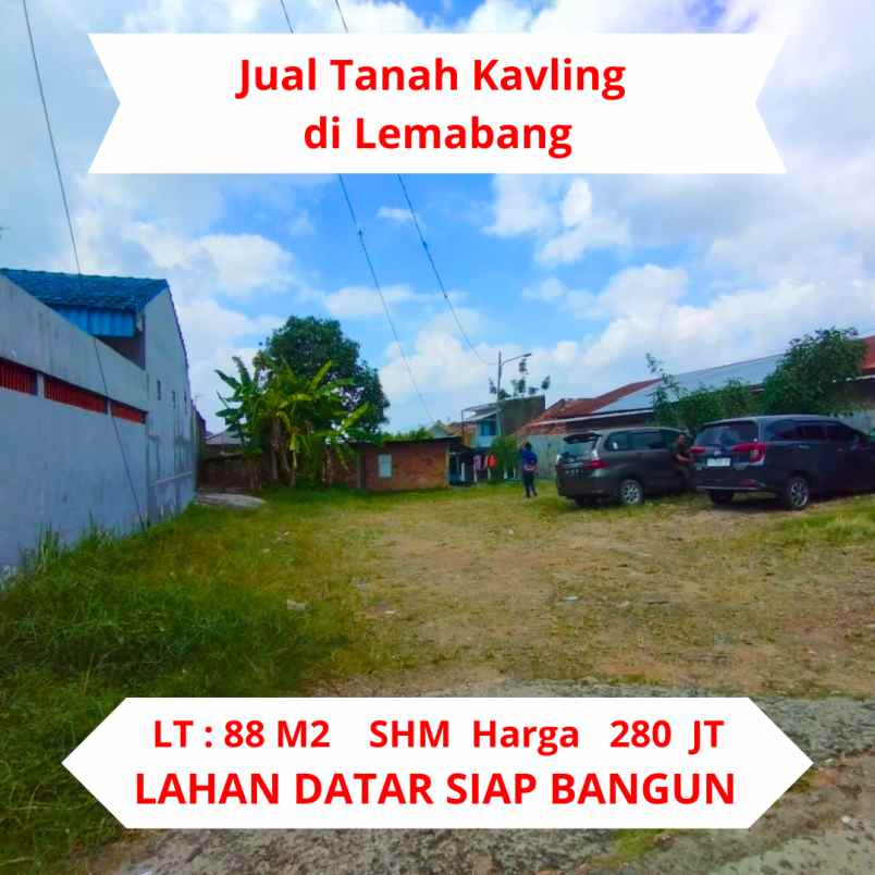 dijual tanah jl bambang utoyo