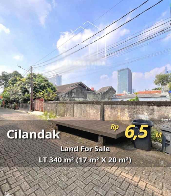 dijual tanah jl cilandak dalam iv no 8