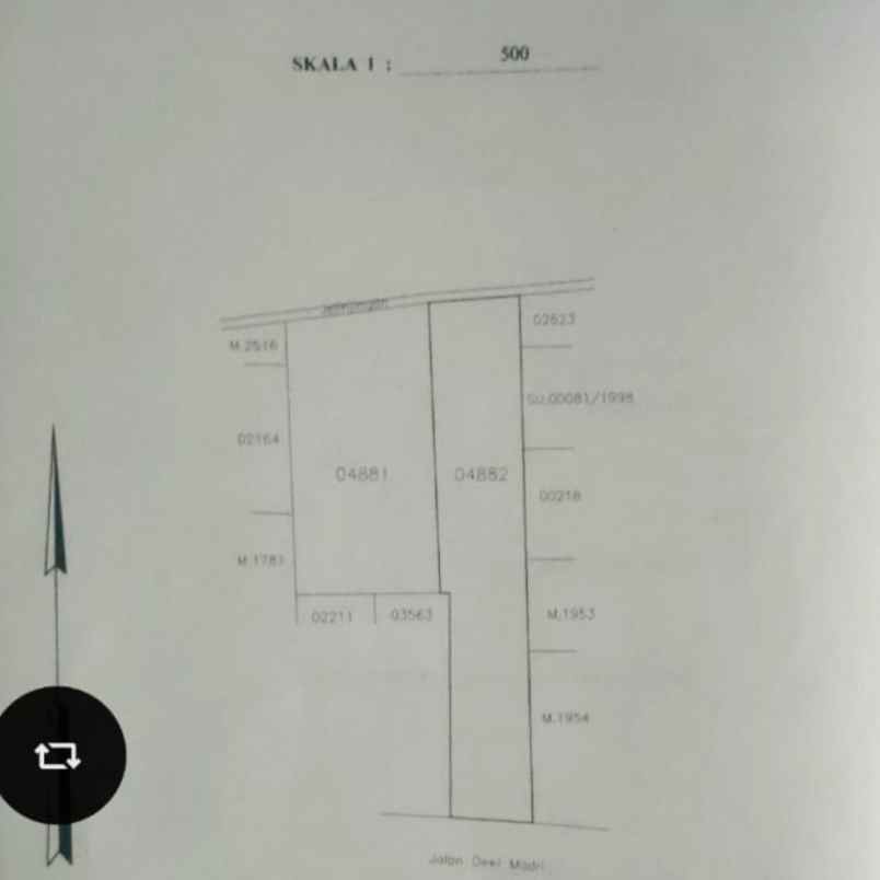 dijual tanah jl dewi madri
