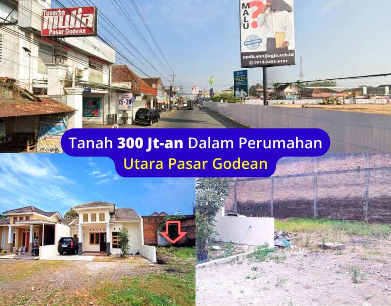 dijual tanah jl godean jetis sidoagung