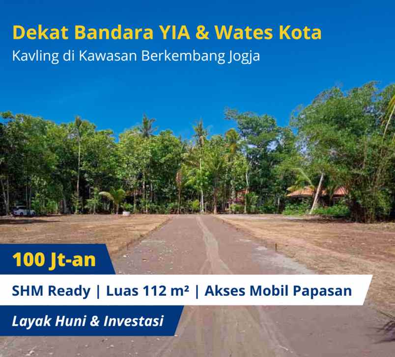 dijual tanah jl ki hadi sugito tayuban