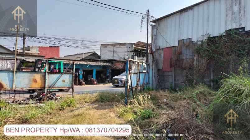 dijual tanah jl marunda makmur