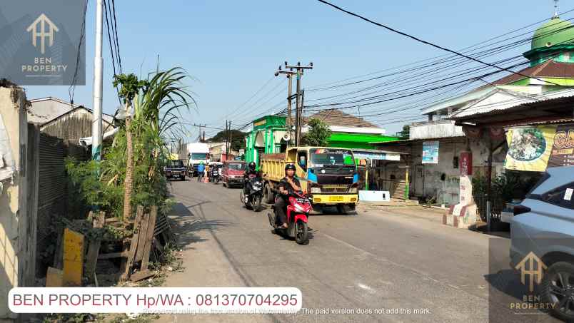 dijual tanah jl marunda makmur