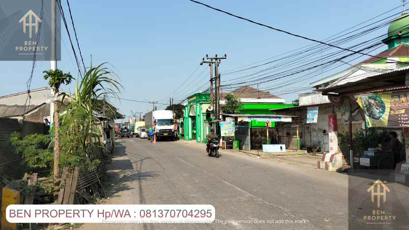 dijual tanah jl marunda makmur