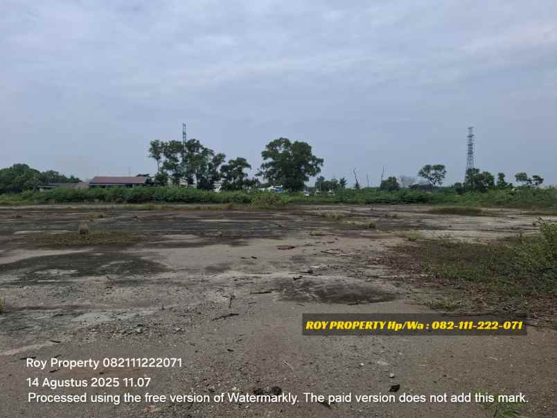 dijual tanah jl marunda makmur