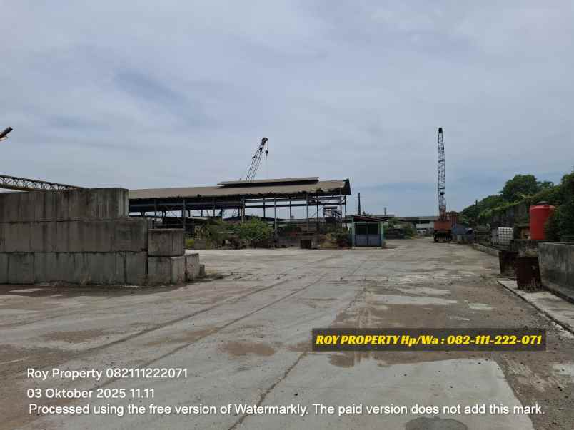 dijual tanah jl raya cakung cilincing