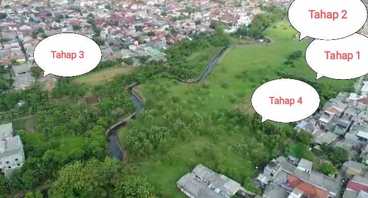 dijual tanah jl swadaya raya rt 011 rw