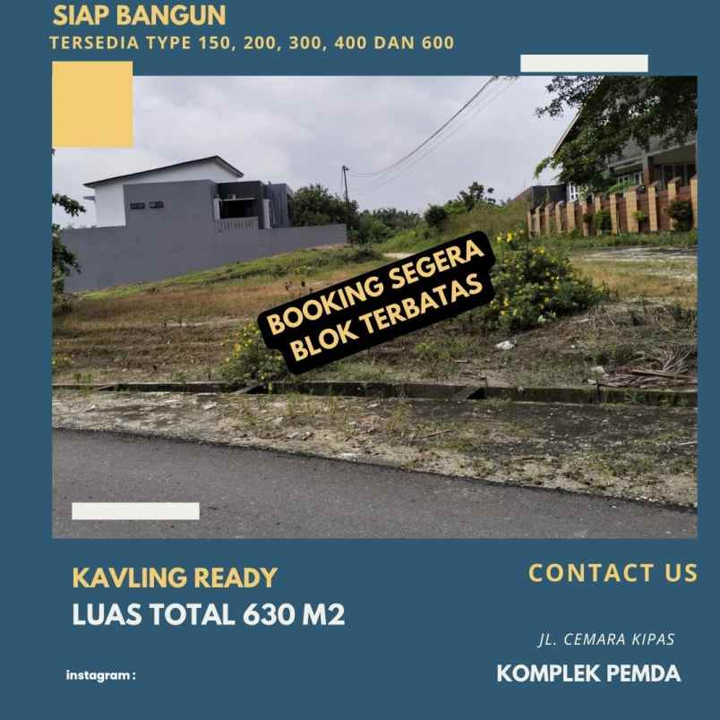 dijual tanah kavling di komplek bella vista