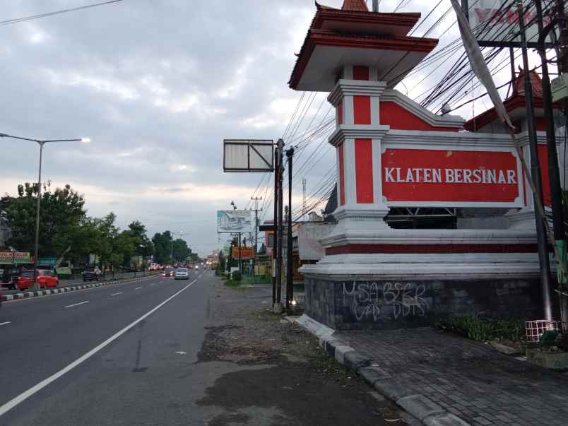 dijual tanah kebonarum klaten