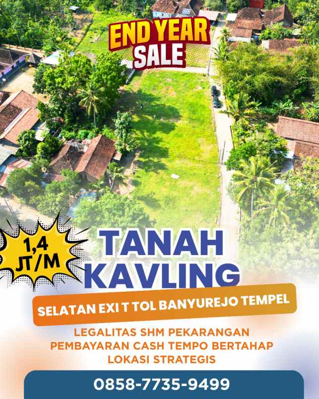 dijual tanah kedungprahu sendangrejo