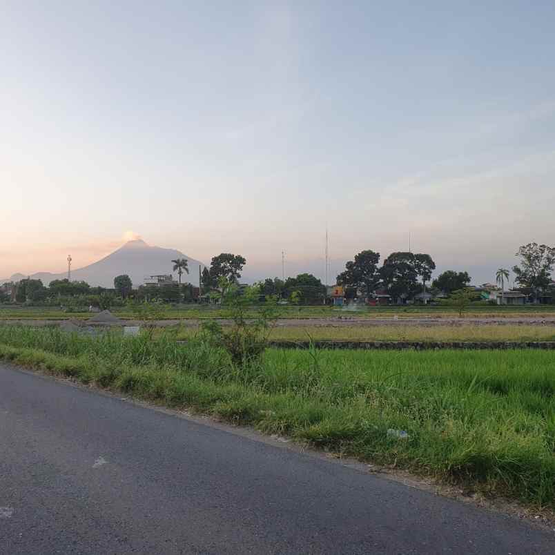 dijual tanah luas 4 menit dari jalan jogja solo