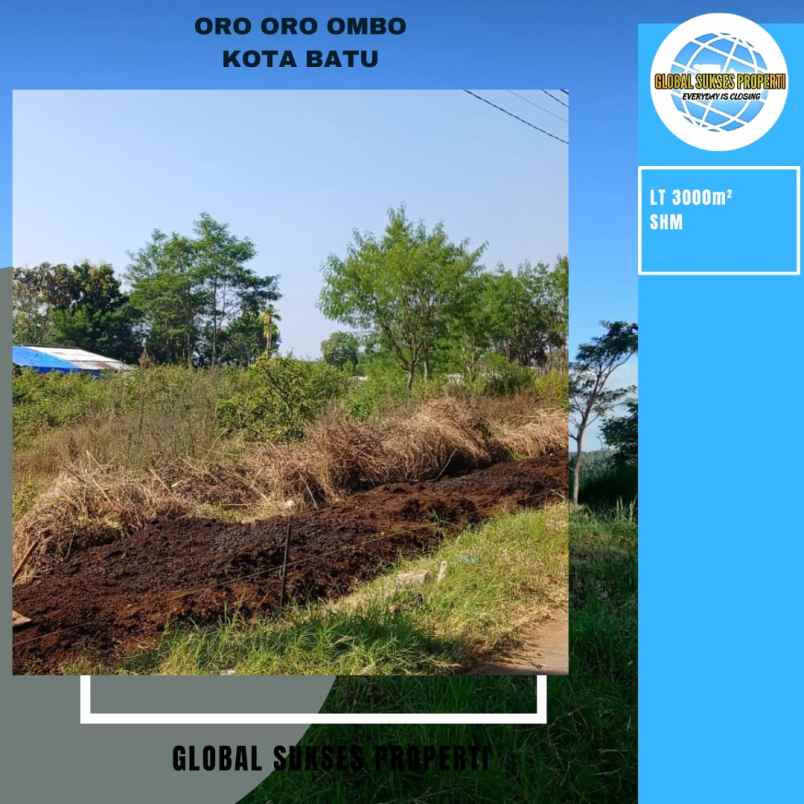 dijual tanah oro oro ombo