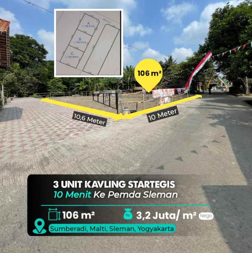 dijual tanah pemda sleman