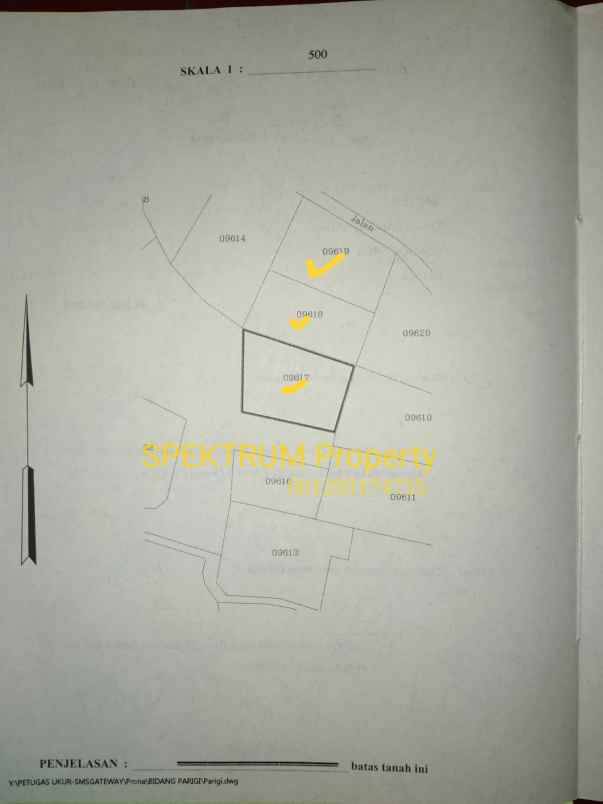 dijual tanah perigi emerald bintaro