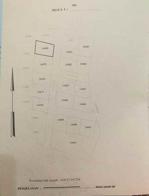 dijual tanah perum genta sari