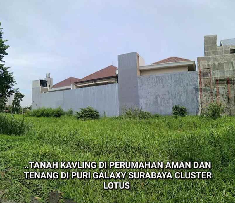 dijual tanah puri galaxy lotus garden