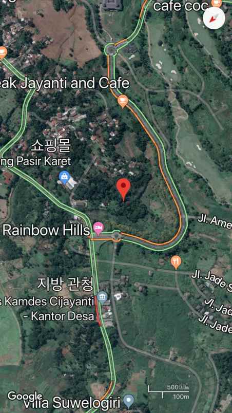 dijual tanah rainbow hills golf club