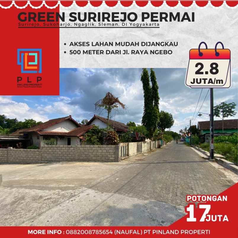 dijual tanah surirejo sukoharjo ngaglik