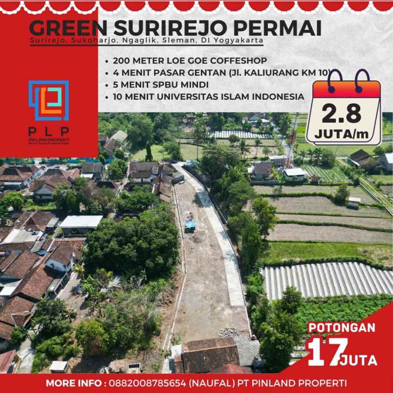 dijual tanah surirejo sukoharjo ngaglik