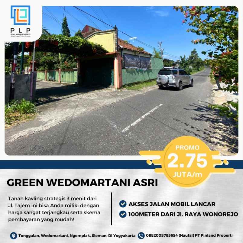 dijual tanah tonggalan wedomartani