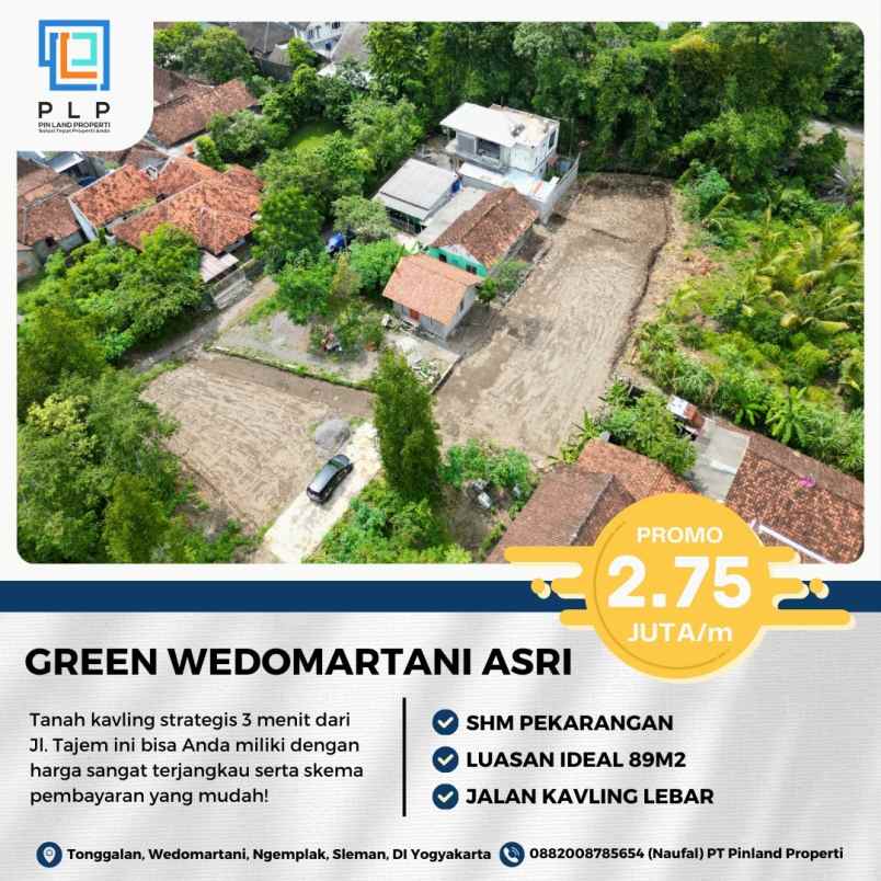 dijual tanah tonggalan wedomartani