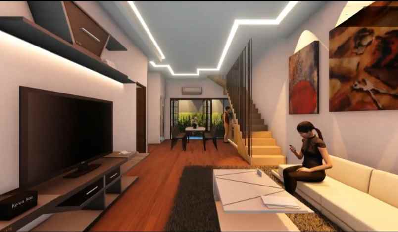 dijual villa jalan indragiri 2 kota