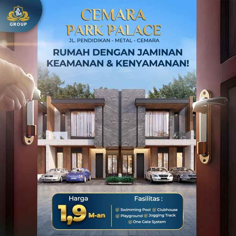 dijual villa komplek cemara park palace