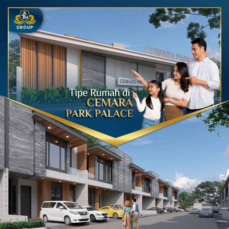 dijual villa komplek cemara park palace