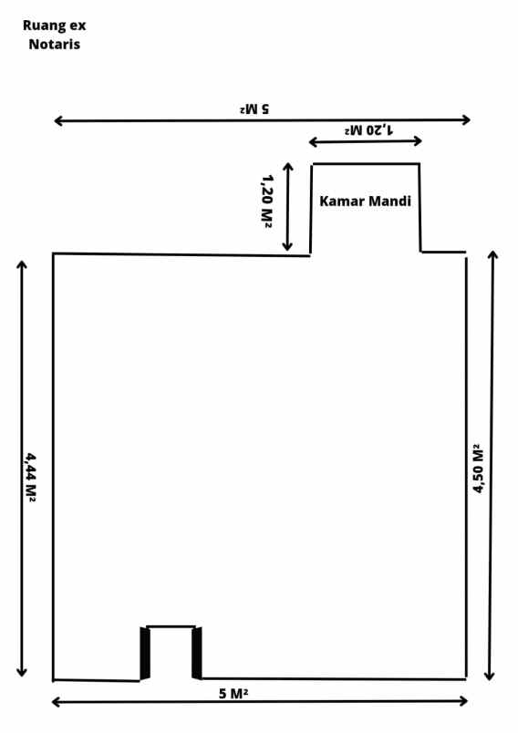 disewakan ruko gudang kantor menteng dalam