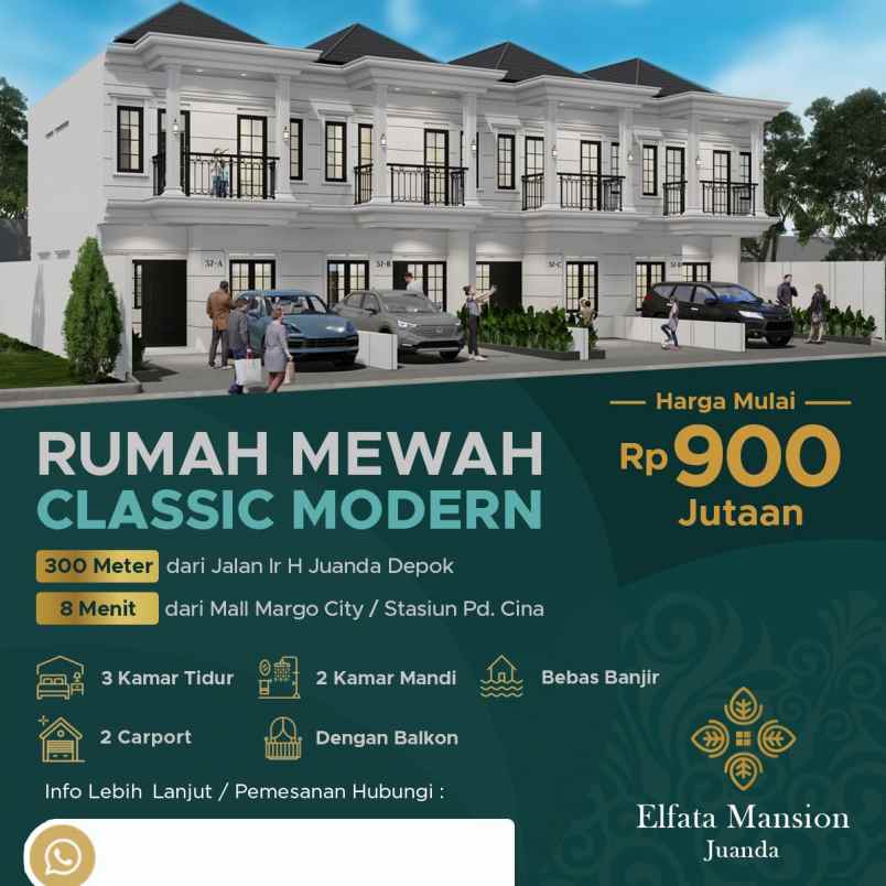 elfata mansion juand konsep hunian klasik modern denga
