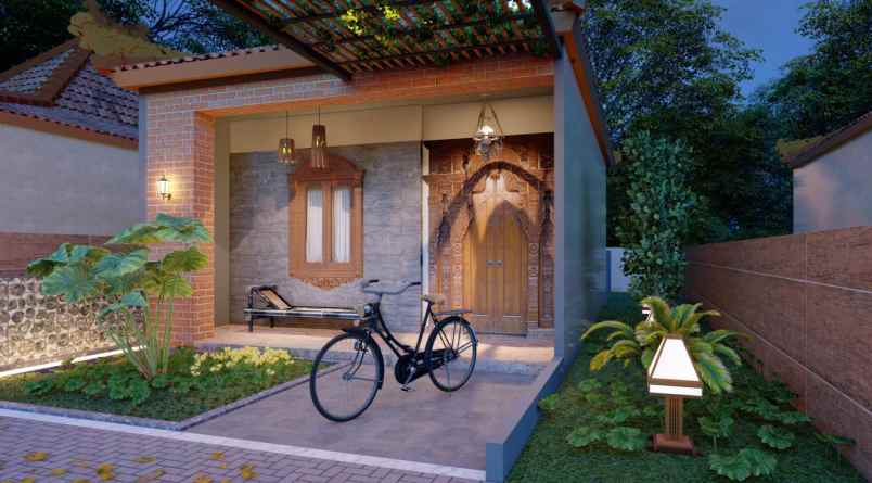 home stay dengan tema jawa modern di borobudur