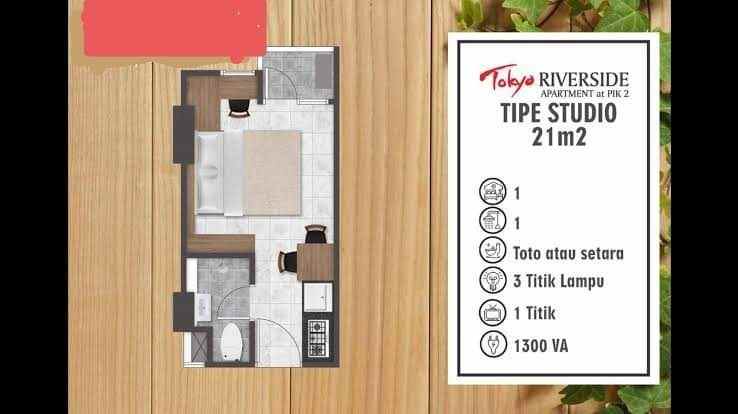 jual apartemen baru tokyo riverside pik 2