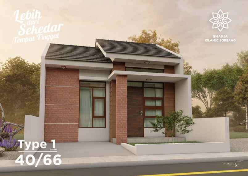 jual rumah baru di kab bandung sharia islamic soreang