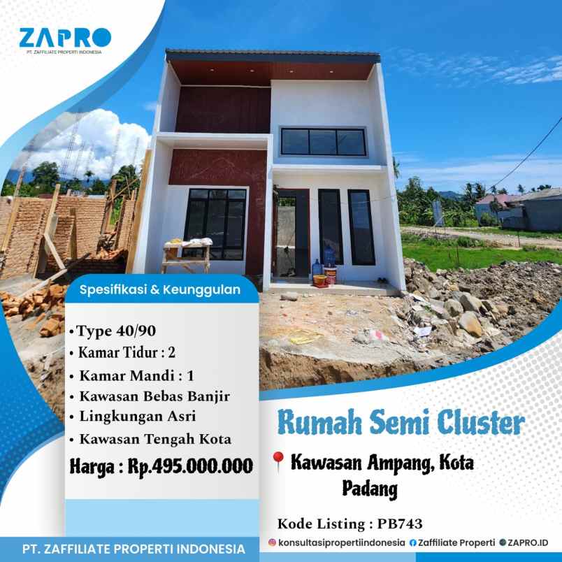 jual rumah semi cluster di ampang